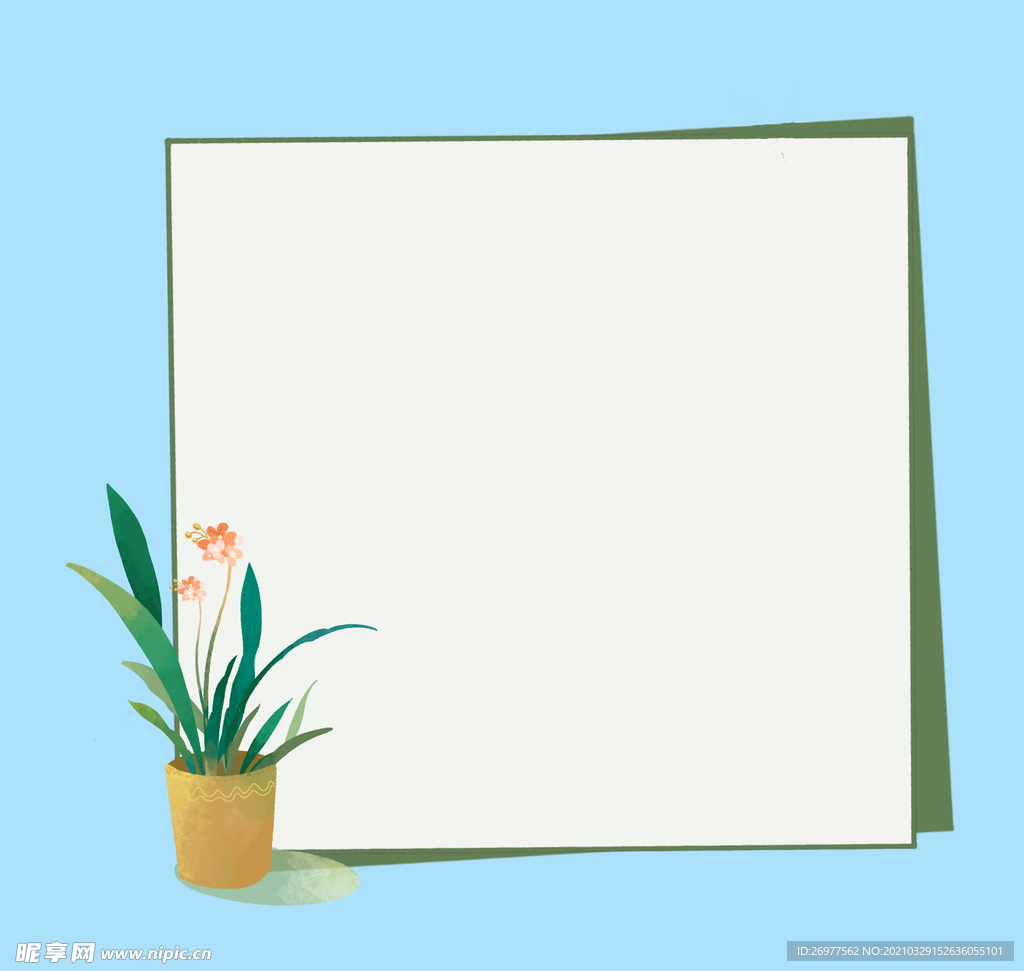 花草边框