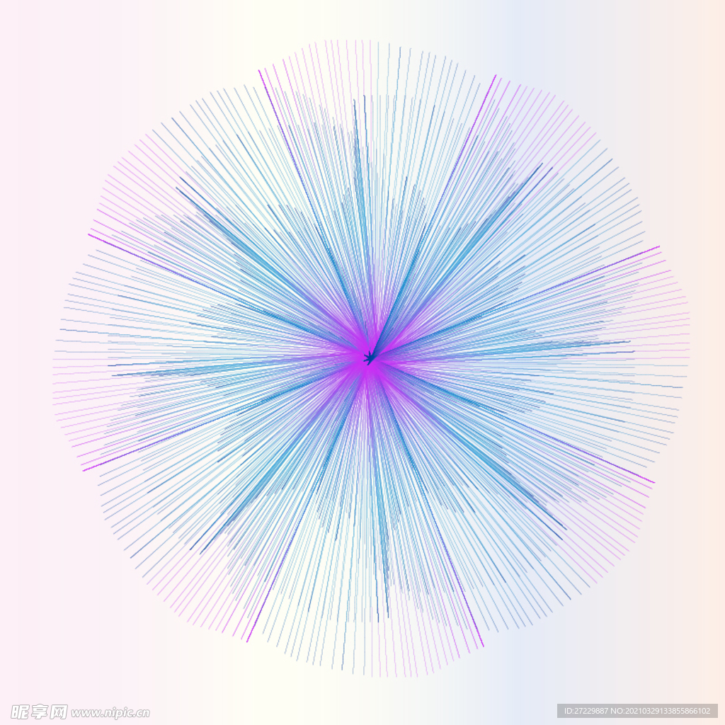 背景线条科技渐变直线浅紫蓝