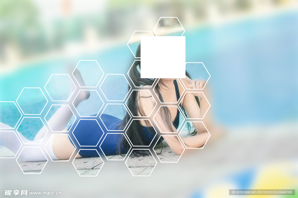 拼接 局部清晰 模糊