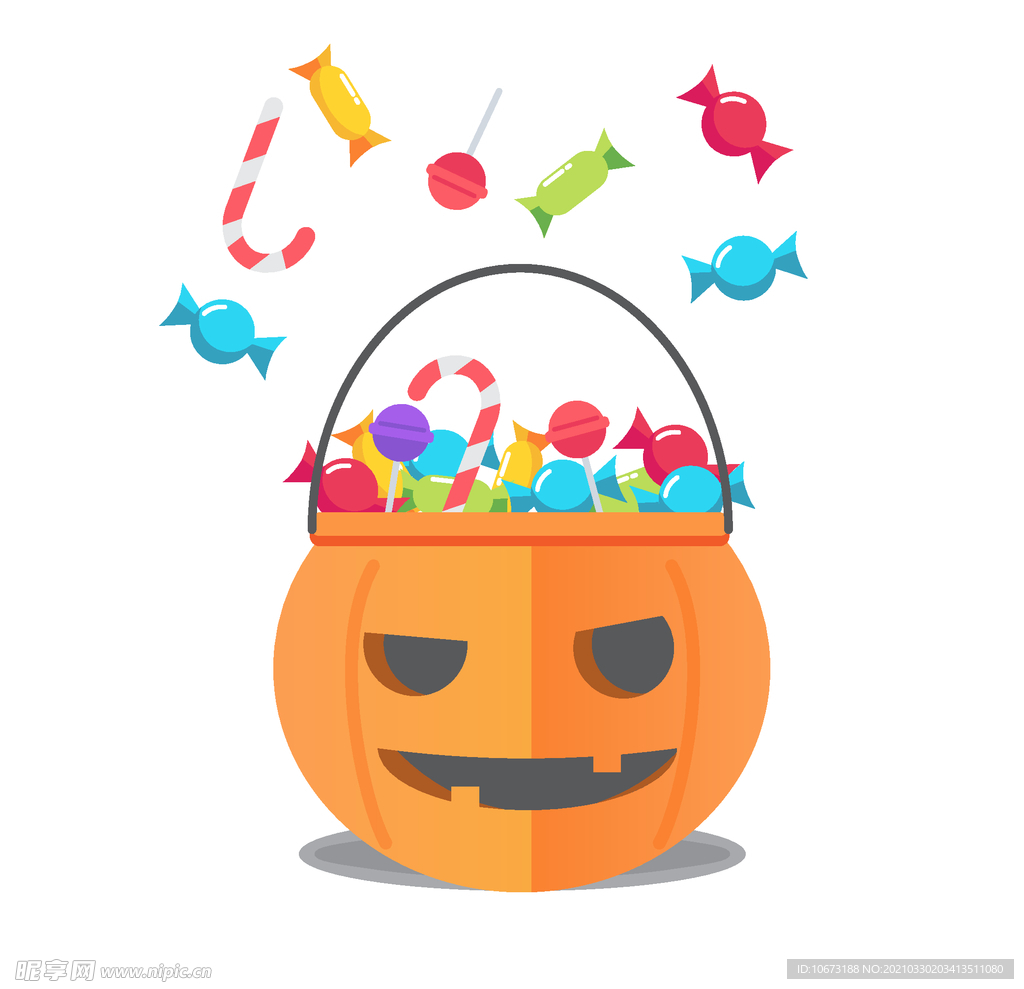 万圣节糖果篮子