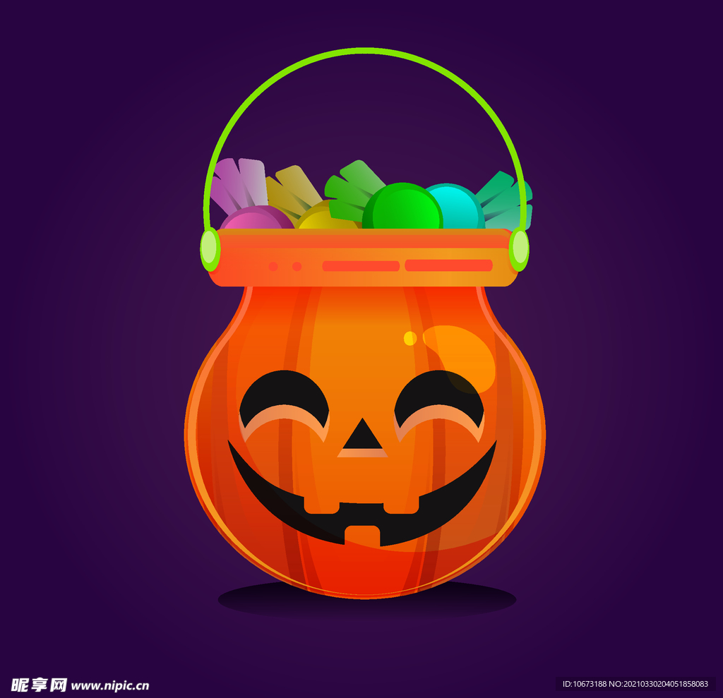 万圣节糖果篮子