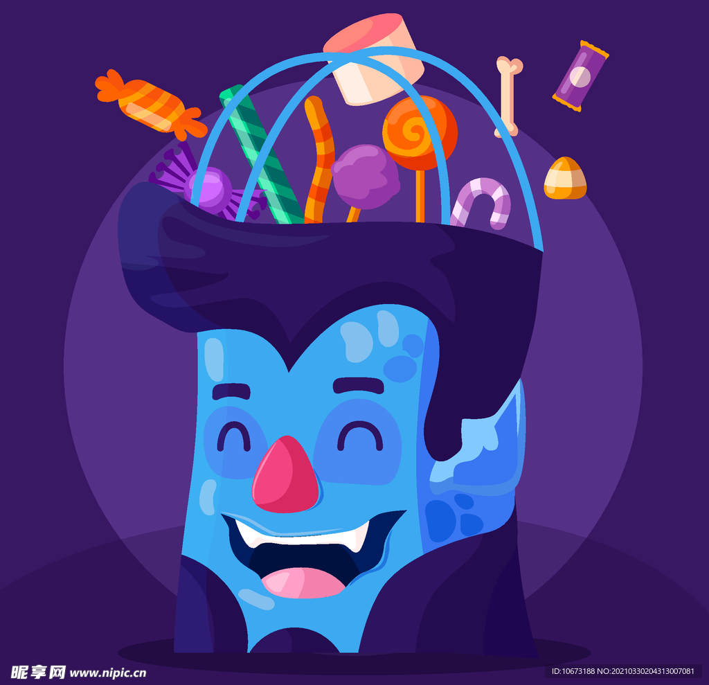 万圣节糖果篮子