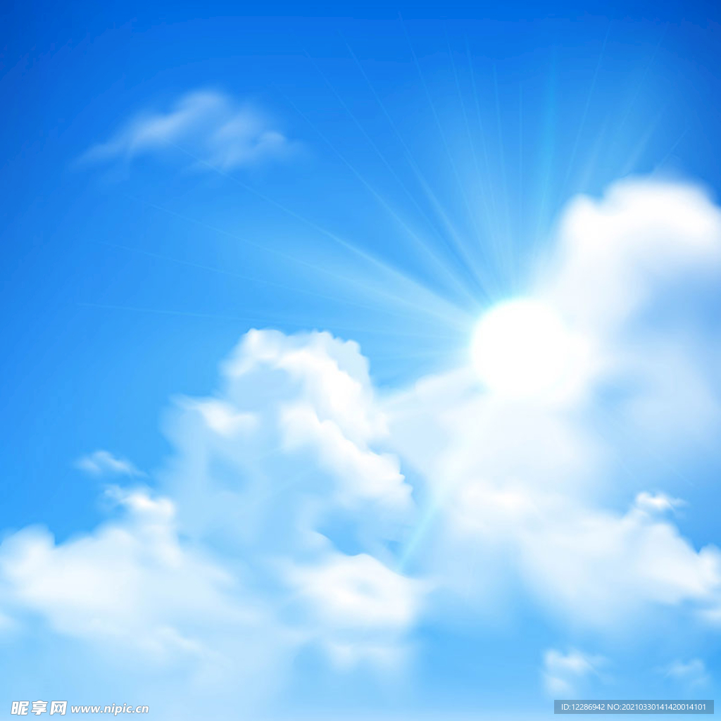 蓝天白云
