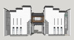 新中式商业街建筑