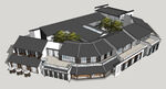 新中式商业街建筑