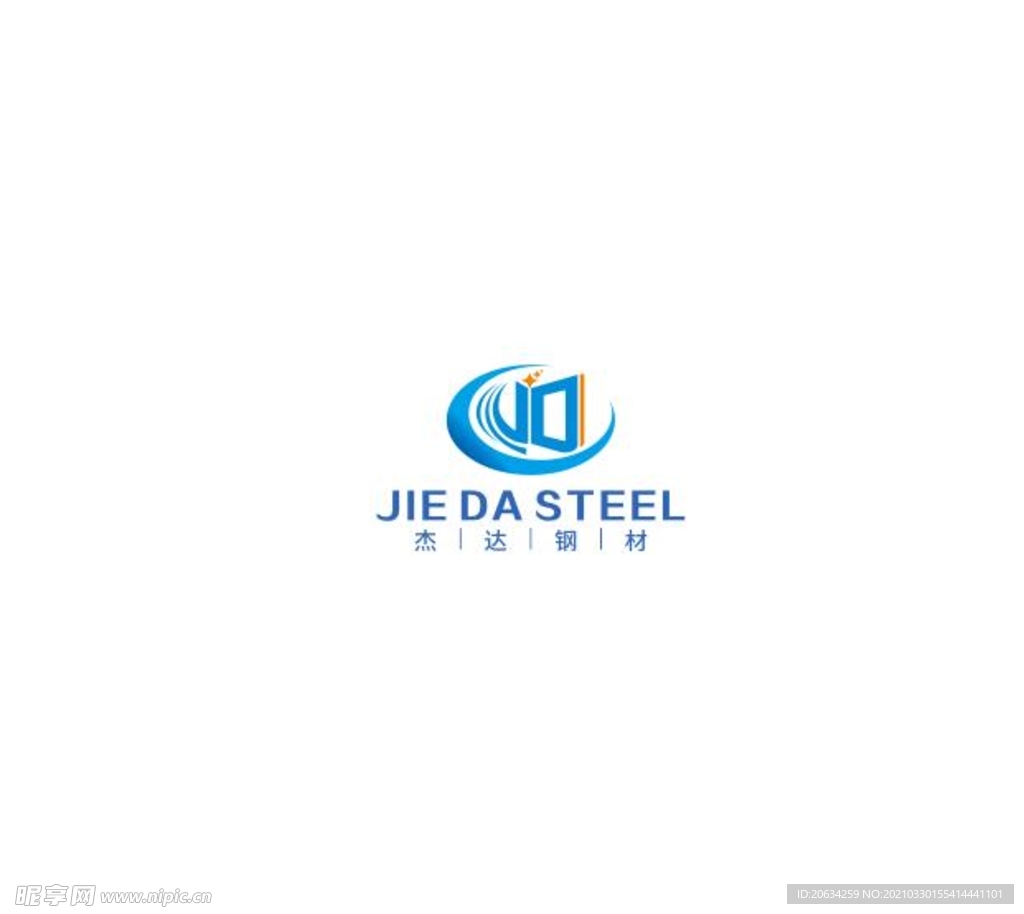杰达钢材LOGO2