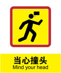 当心撞头