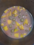 青团芋圆芒果奶茶