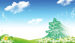 春的韵律背景