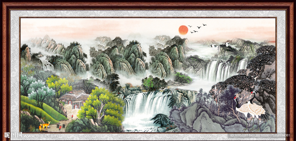 新中式山水