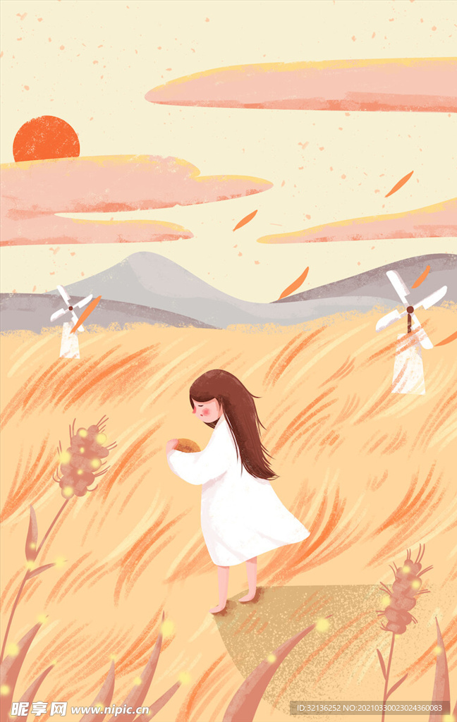 芒种插画