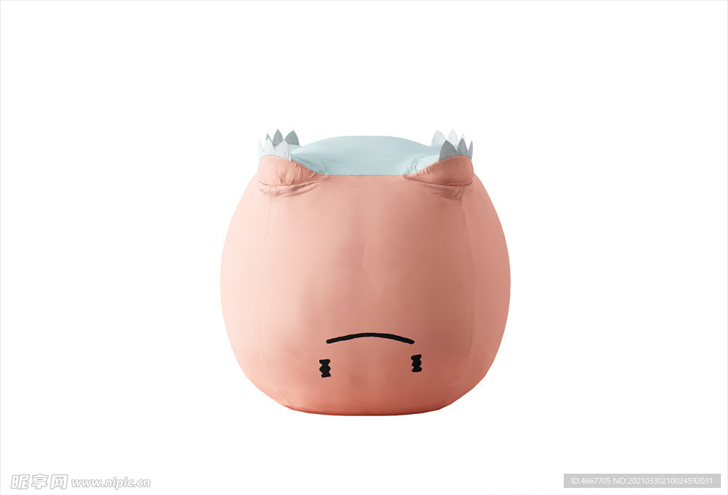 3D凳子模型 皮墩家具