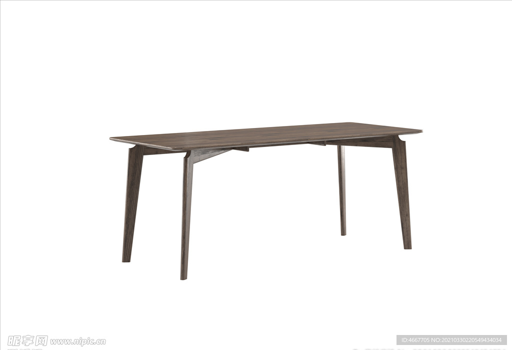 3D餐桌模型 餐厅餐桌家具  