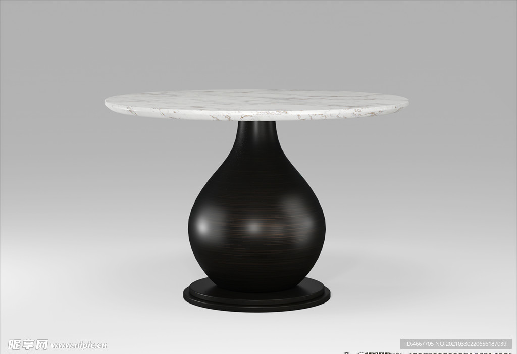 3D餐桌模型 餐厅餐桌家具  