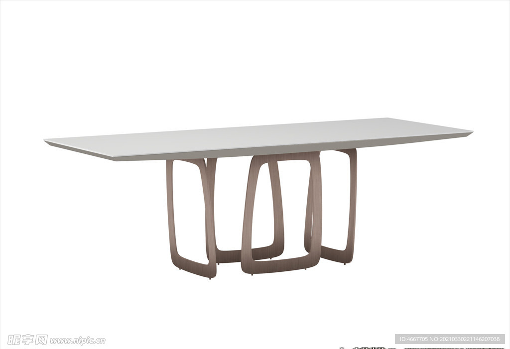 3D餐桌模型 餐厅餐桌家具  