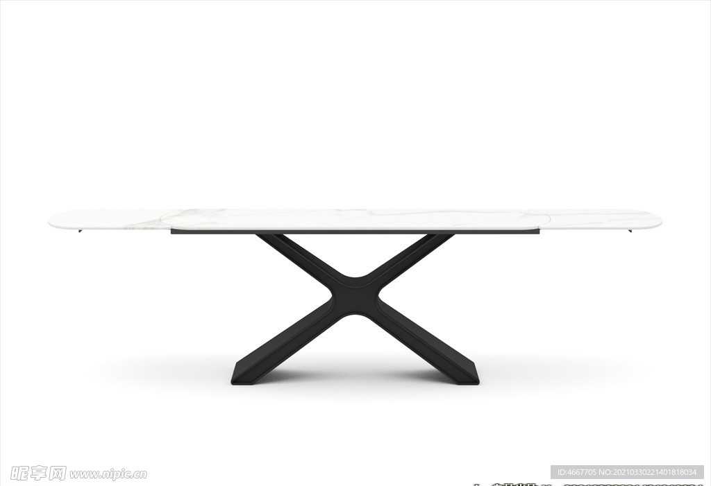 3D餐桌模型 餐厅餐桌家具  