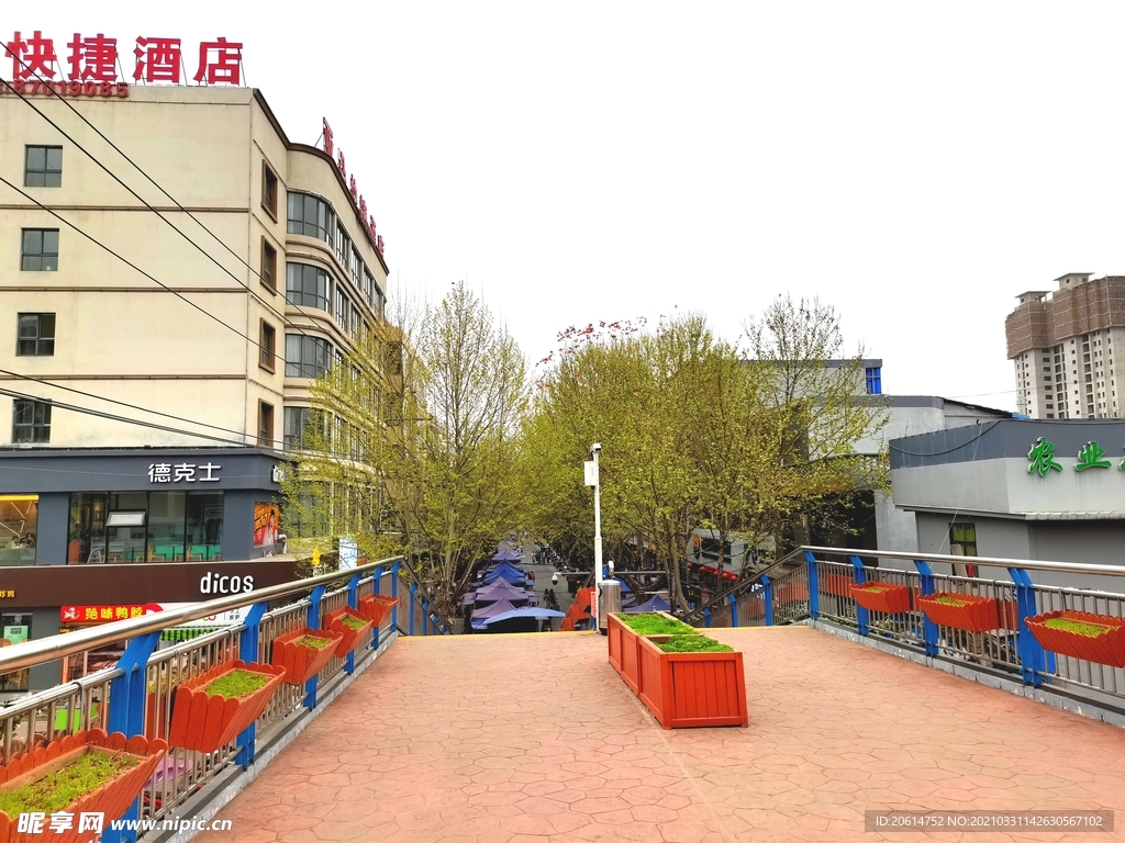 热闹的城市街道