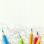 校园涂鸦矢量图
