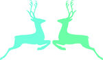 鹿 矢量图  logo  标志