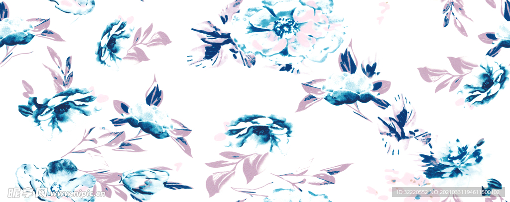 白底花