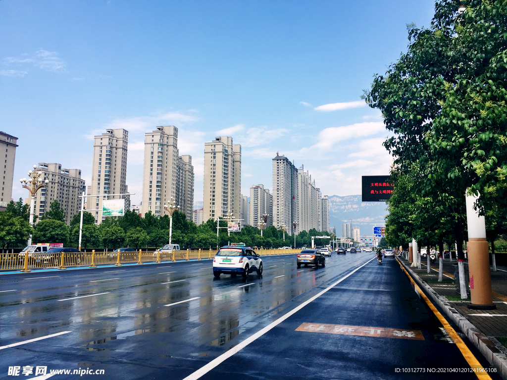 马路风景