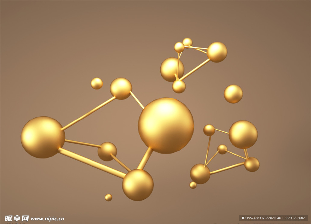 c4d模型psd格式分子粒子