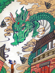 国风龙插图