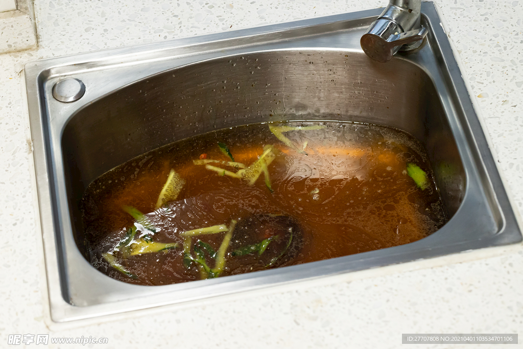 水槽油腻