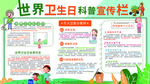 世界卫生宣传栏展板