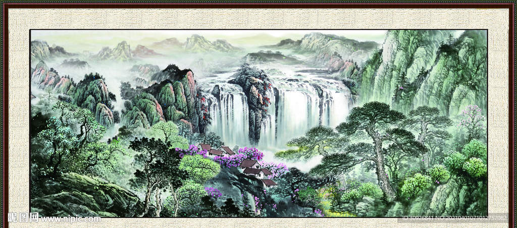 山水风景画 