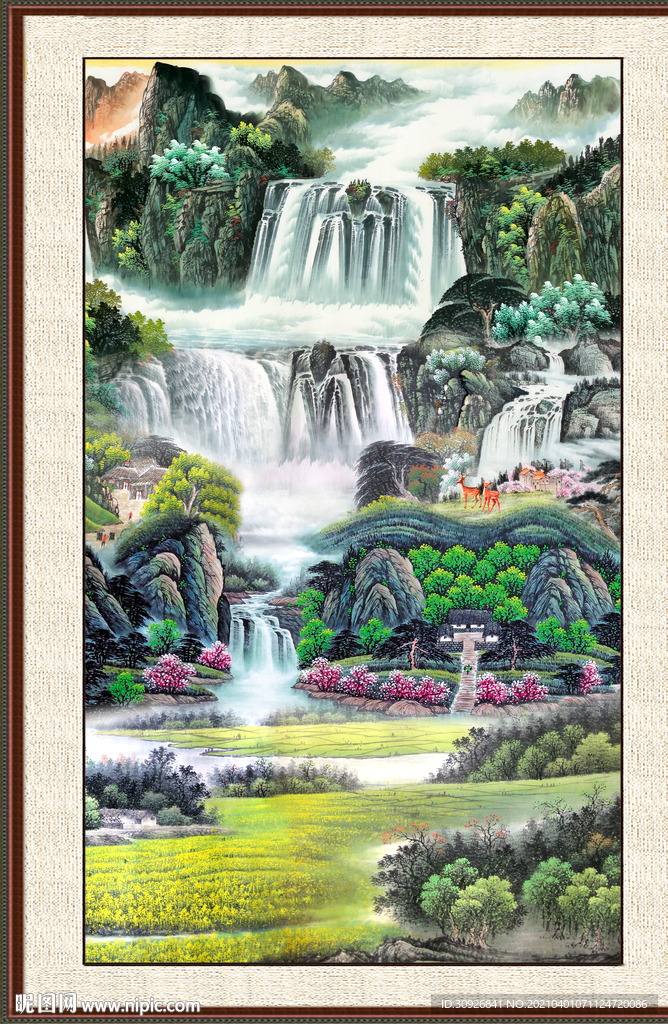 山水风景画 