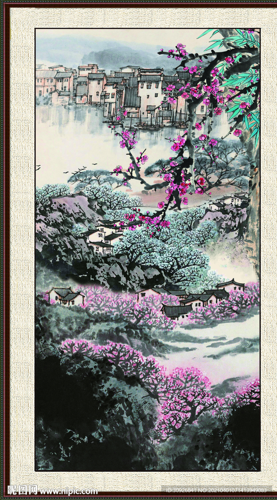 山水风景画 