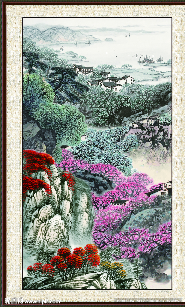 山水风景画 