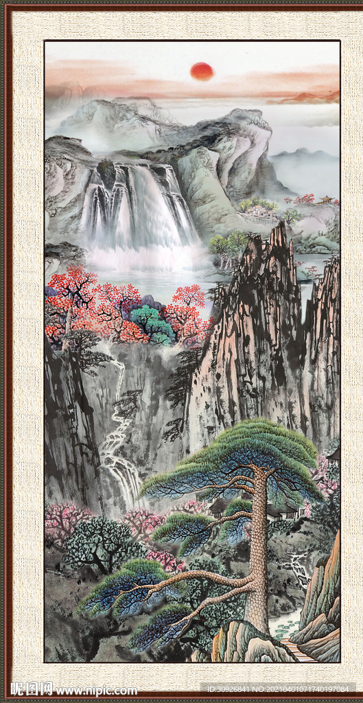 中式国画山水