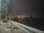 湖面夜景