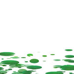 绿色装饰荷叶插画元素