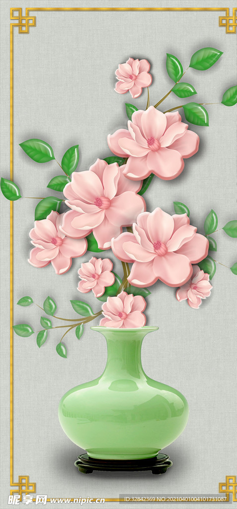 中式花