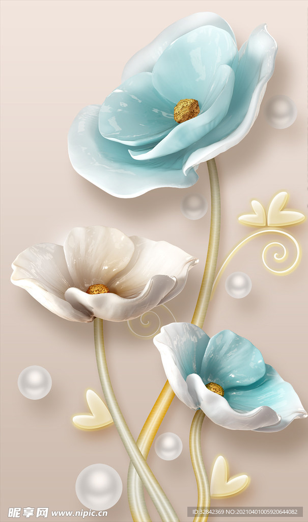 浮雕花