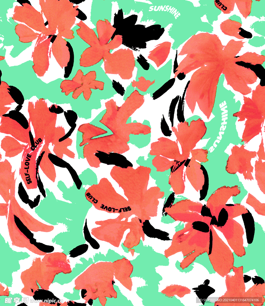 女装  数码 小花 小 碎花