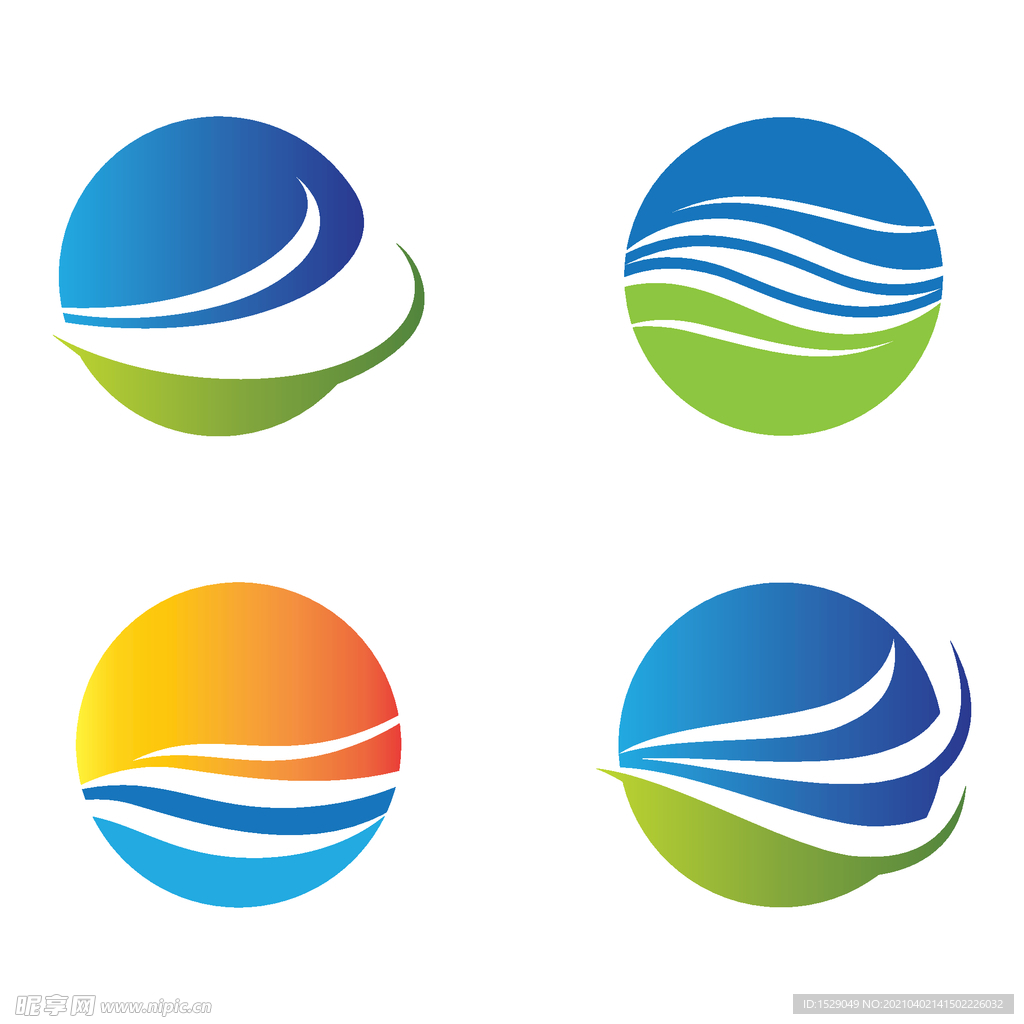 海水海面图标