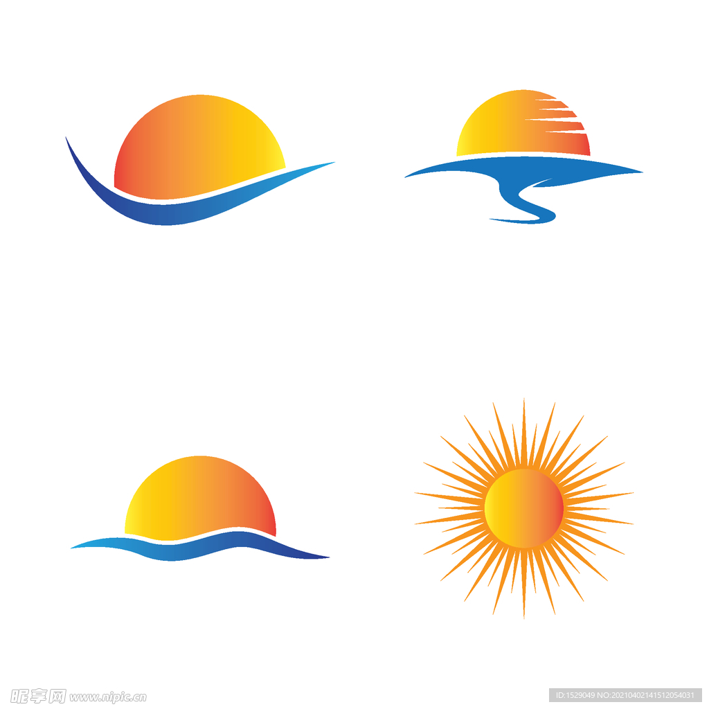 海水海面图标