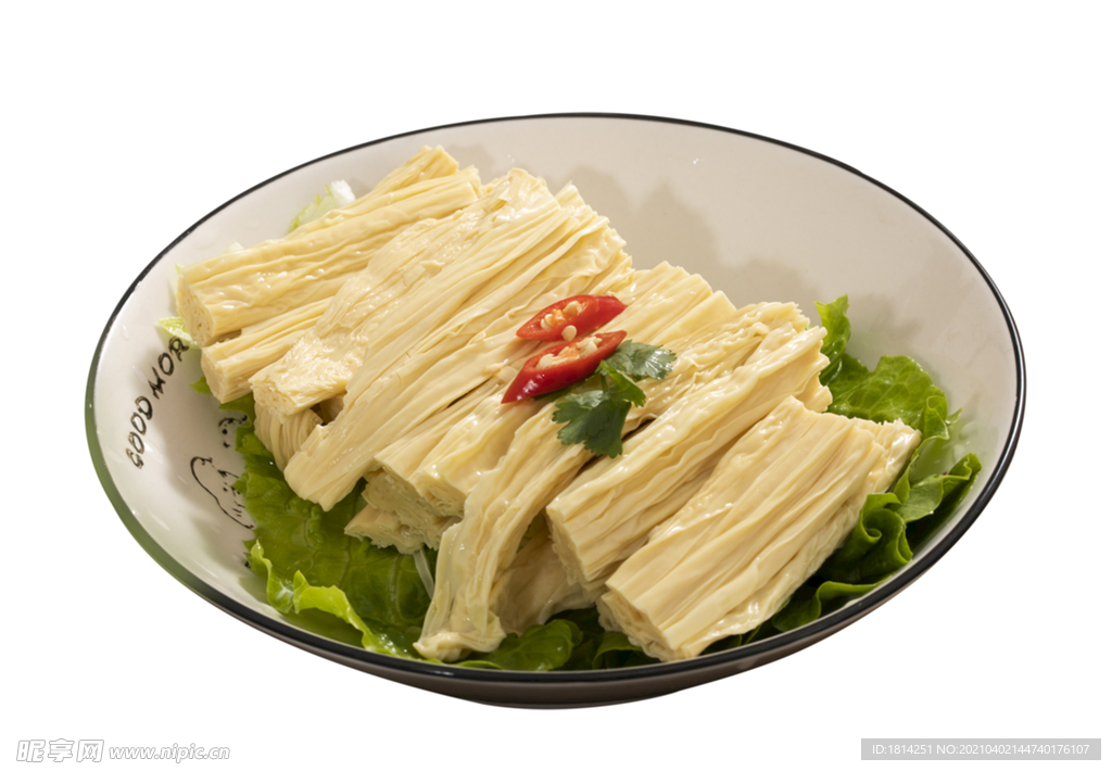 腐竹摆盘