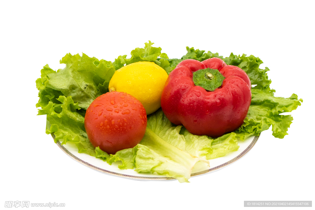生菜西红柿果盘