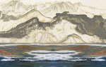 山水画 中式背景墙 装饰画 新