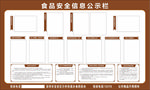 食品安全信息公标栏