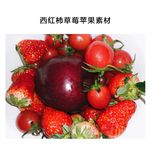 西红柿草莓苹果素材