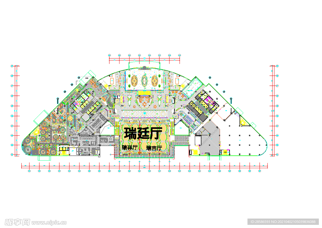 无锡市瑞廷西郊酒店平面图