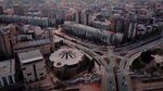 航拍城市建筑群视频