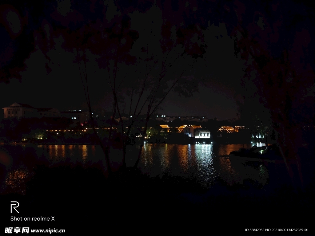 青州南阳河夜景