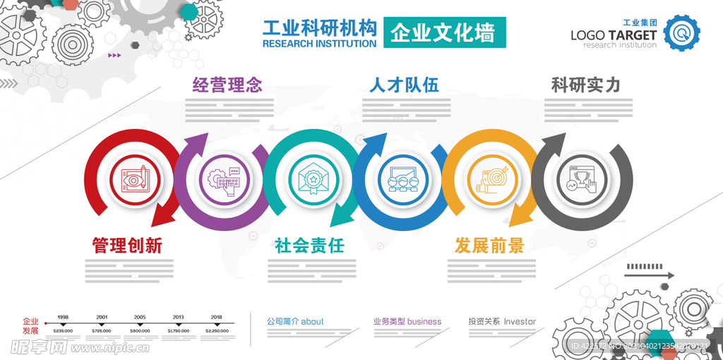 企业展板标语